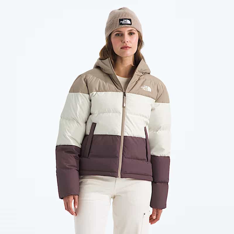 Frost Fall Hooded Jacket Women Brown