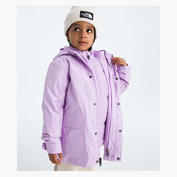Triclimate Down Jacket Kids Purple